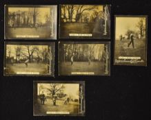 6x Ogden's Guinea Gold real photograph golf cards titled Vardon vs Braid at Eltham - all different