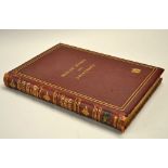 1930 leather bound Olympic related sports book titled-"British Sports and Sportsman-Athletic