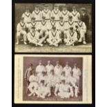 2x 1920s Australia cricket team photograph postcards to include 1921/22 touring team issued by