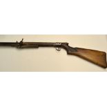 Air rifle: early pre-war BSA .177 under lever air rifle serial number S4342s with the original stock