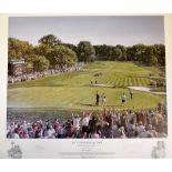 Cornwell, Peter signed 2004 Ryder Cup ltd ed colour print - signed by Colin Montgomery who