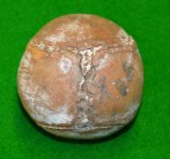 Unnamed replica leather featherie golf ball - good example