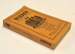 1945 Wisden Cricketers' Almanack (Wartime) - 82nd edition (6500 copies) complete with the original