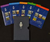 Collection of 5x Royal & Ancient Golf Club commemorative Stroke Savers - issued to celebrate the