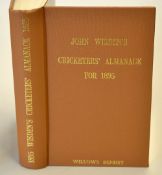 1895 Wisden Cricketers' Almanack - Willows soft back reprint publ'd 1993 in brown gilt cloth