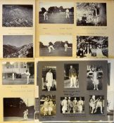 Interesting early 1900's private photograph album featuring tennis tournaments - incl 1928 Streatham