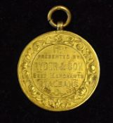 Samuel Ryder - Ryder & Son, St Albans Seed Merchants presentation silver gilt medal made by Vaughton