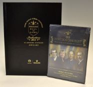 World Golf Hall of Fame 2015 Induction programme - bound in leather with pictorial gilt boards