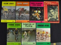Collection of various cycling booklets from the 1950/70's to include "Yellow Jersey", "The Maitre