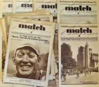 Collection of Match L'Intran French sporting magazines from 1927 - 1936 with emphasis on Tour De