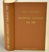 1899 Wisden Cricketers' Almanack - Willows soft back reprint publ'd 1995 in brown gilt cloth