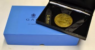 1991 Johnny Walker Tour Course Record Award Medal - in the makers gilt embossed case made by Garrard