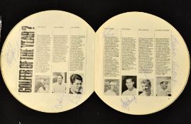 1968 Alcan Golfer of the Year profusely signed programme - played at Royal Birkdale and signed by 38