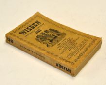 1943 Wisden Cricketers' Almanack (Wartime) - 80th edition (5600 copies) complete with the original