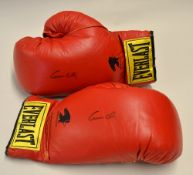 Scarce pair of Cassius Clay (Muhammad Ali) signed boxing gloves - original pair of Everlast USA