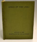 Risk, Robert. K - 'Songs of The Links' 1919, 1st edition, illustrated by H. M. Bateman, bound in