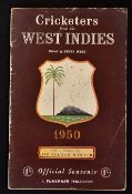 1950 West Indies Cricketers signed souvenir programme - signed to the cover in pencil by both of the
