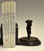 Open Golf Championship signed Annuals from 1996 to 2000 to incl 1996 signed by the champion Mark