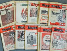 Collection of 1951 bicycling magazine's - to include "The Bicycle" 1951 Vol.31 & 32 No. 774 to