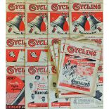 Collection of Cycling magazines from 1954, 1955 and 1956 - 21x 1954 July to December incl 8