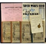 Collection of Horse Racing selection from 1890's onwards to incl 1894 Harpenden Race Meeting Poster.