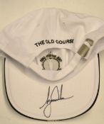 Tiger Woods - 2005 Open Golf Champion signed baseball cap - official R&A merchandise cap signed on