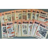 Collection of 1944 wartime bicycling magazine's - to include "The Bicycle" Vol.16 January 5th no.411