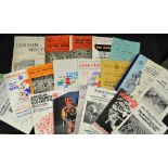 Selection of various cycle race programmes from the 1950s onwards to include 1951 "The First