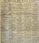 1812 The Edinburgh Evening Courant Newspaper date 29 Oct content includes extensive reports on