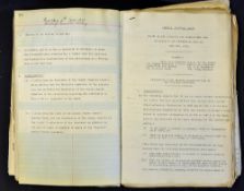 Central Midwives Board Agenda Book No.14 for 1935, contains minutes and reports, some laid onto