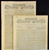1841 and 1842 Chamber's Edinburgh Journals dates include 6 Nov 1841 and 4 June 1842 contents