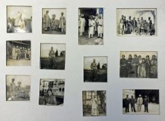 India and Punjab - Maharajah Patiala family Photos consists of twelve mounted photos of the