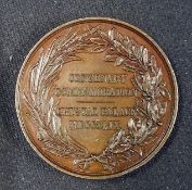 Crystal Palace 'Handel' Centenary Concert Medallion 1859 a commemorative bronze medallion given to a
