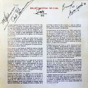 Gala de Danza IberoAmericana 1992 Signed Book celebrating 500 years in collaboration with the