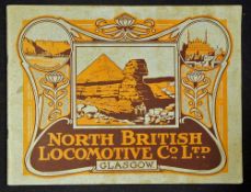 Railway 1908 North British Locomotive Company Catalogue a special Catalogue printed for their