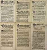 George III Various Edicts includes a fine selection with content including St James selection and