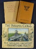 The Panama Canal Souvenir Book The Worlds Engineering Feat colour illustration prints taken from