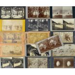 Selection of 1919 Stereocards includes various European views, Russian Battleship, wildlife