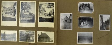 Two personal captioned photograph albums 'Our German Holiday September 1937' and European tour