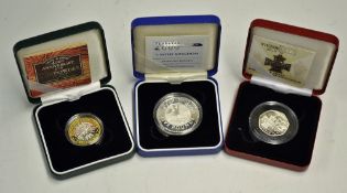 Commemorative Coin Selection includes 2005 400th Anniversary of the Gun Powder Plot £2 Silver