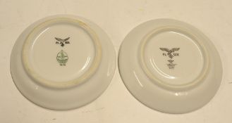 WWII Porcelain from The Ministry of Aviation (RLM - Reichsluftfahrt Ministerium), all stamped