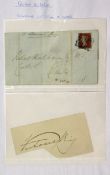 Queen Victoria Signed Cutting in ink taken from unknown letter