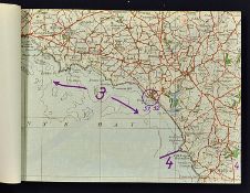 WWII 1940 German Invasion of Britain Plans including 'Südküste' South Coast folder 'Zu Mappe C',