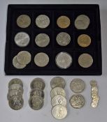 Assorted Selection of Coins 1890, 1893, 1895 and 1889 Victoria silver Crown, 2005 Horatio Nelson£
