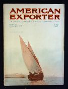 Foreign Trade Publication 'American Exporter' 1927 a monthly Journal of Foreign Trade 50th Year,