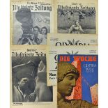 1936 onwards German Magazines with contents covering the Olympic games, includes 'Berliner