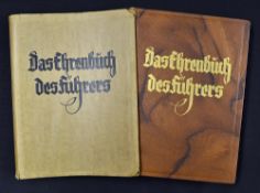 Rare 1934 The Honorary Book of the Führer 'Das Ehrenbuch des Führers' a large book in honour Adolf