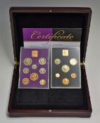 The Last and First Proof Sets of British Predecimal and Decimal Coins includes 14 coins in total,