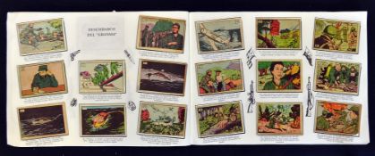 1959 Cuban Revolutionary Trade Card Sticker Album 'Revolucion Cubana' complete and colourfully