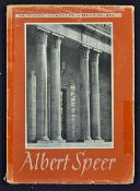 Albert Speer Adolf Hitler signed Book from Professor Gerdy Troost's Library, by Rudolf Wolters known